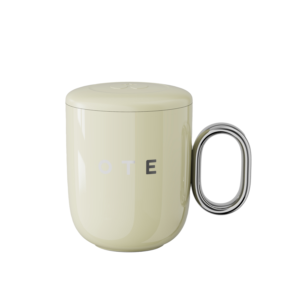Hrnek na kávu OTE s uchem, 12 oz/8 oz (350/220 ml) izolovaný cestovní hrnek z nerezové oceli, dvojitá stěna, opakovaně použitelný šálek na kávu